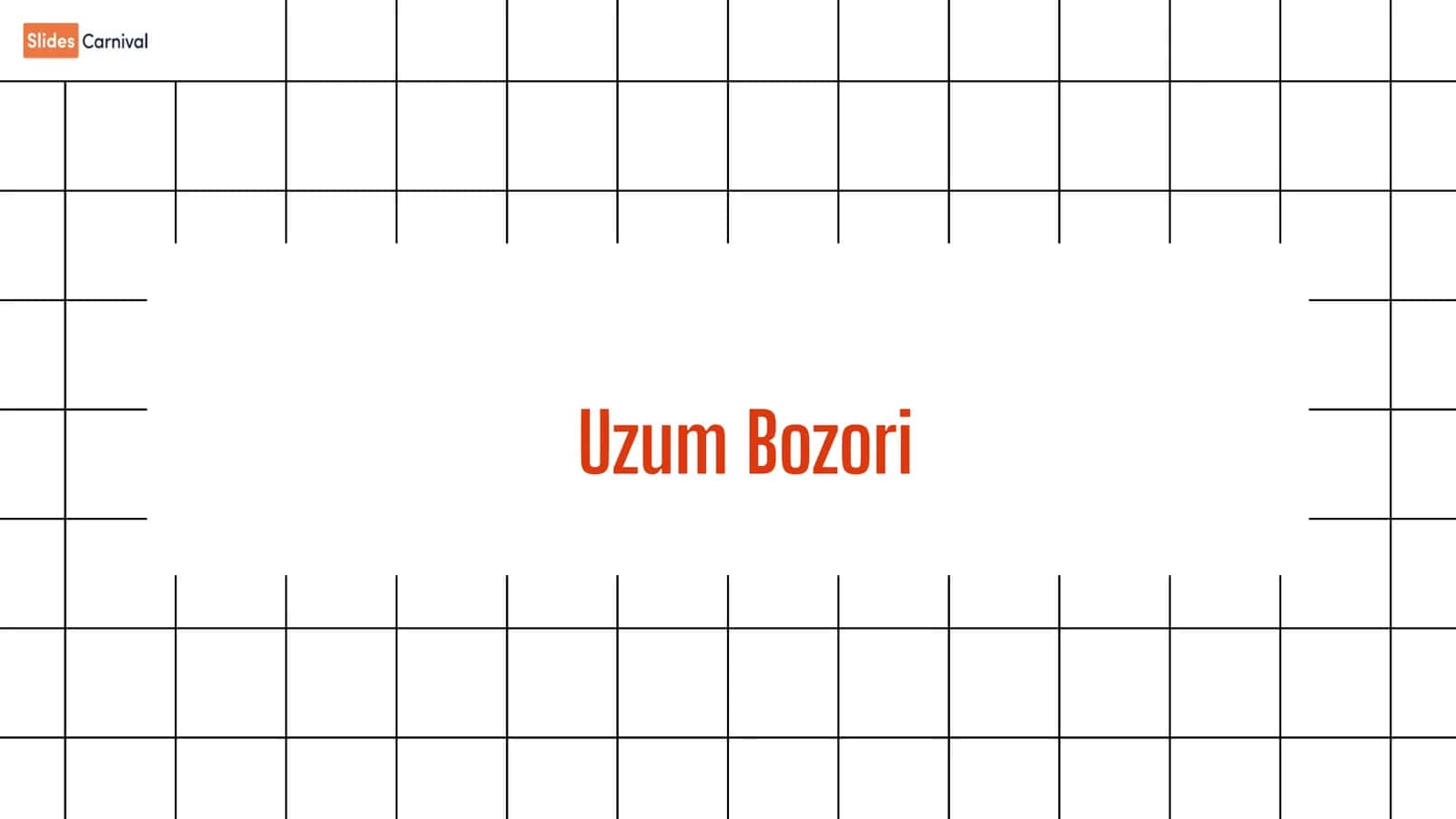 Uzum Bozori 1
