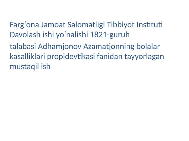 DIC (tarqalgan intravaskulyar koagulyatsiya sindromi) 1