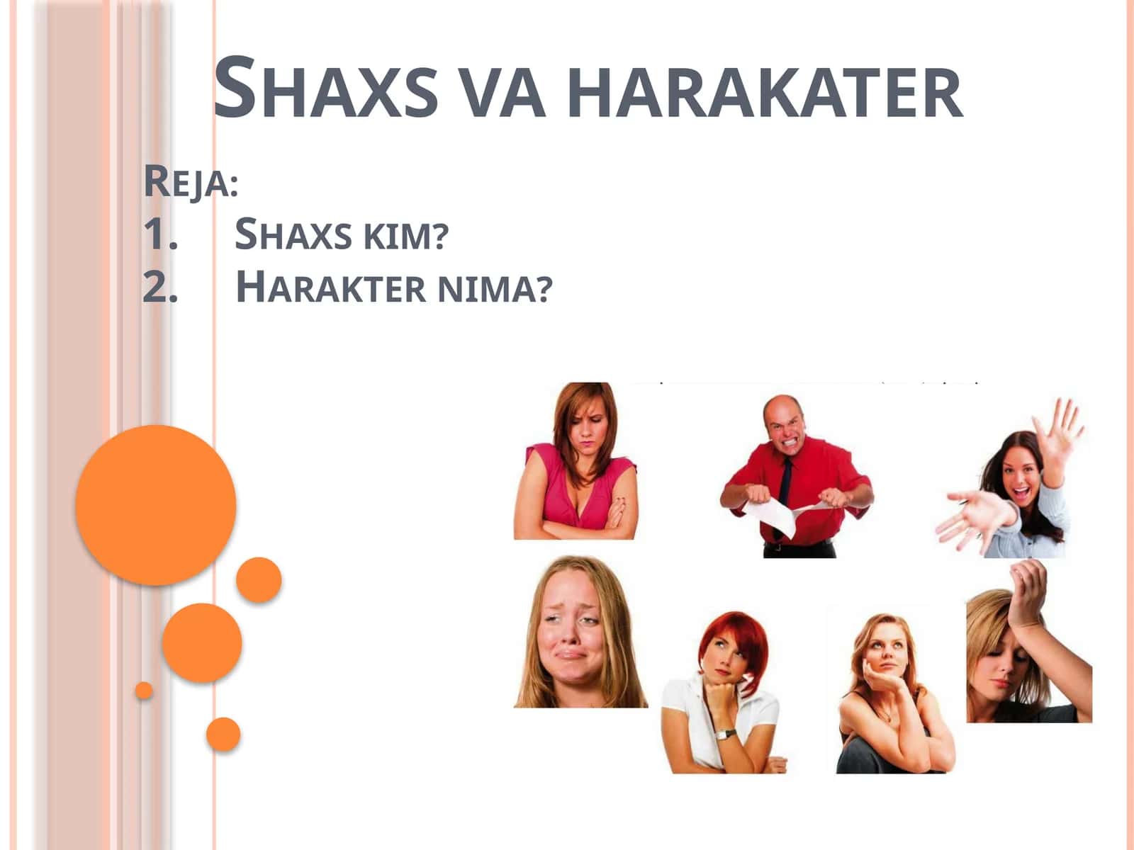 Shaxsvaharakater 1