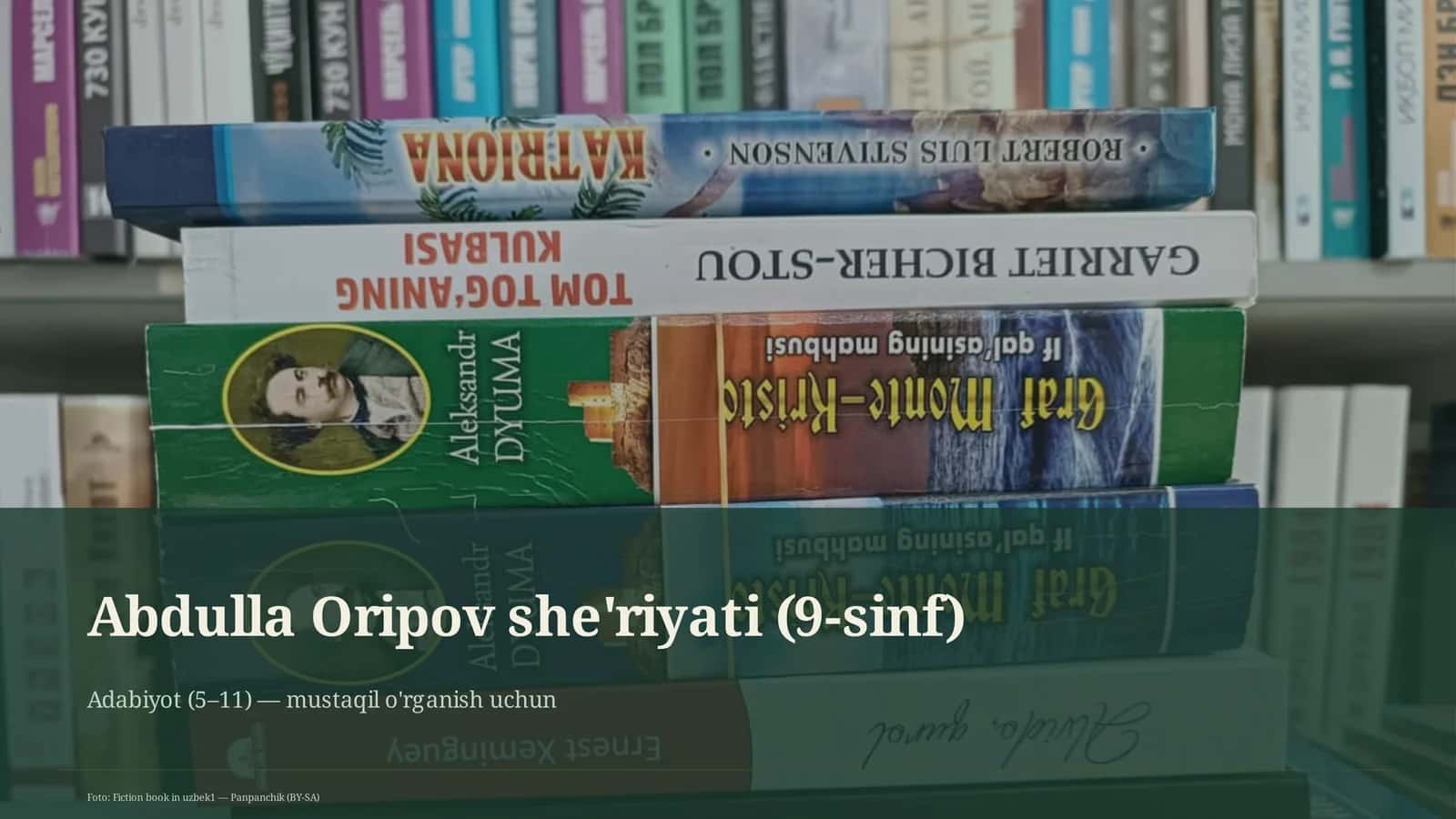 Abdulla Oripov she'riyati (9-sinf) 1