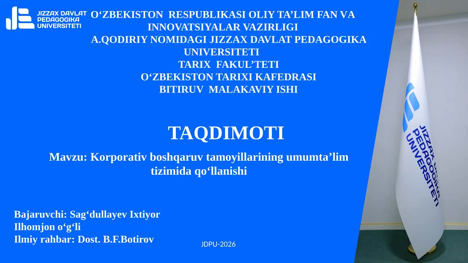 Korporativ boshqaruv tamoyillari 1