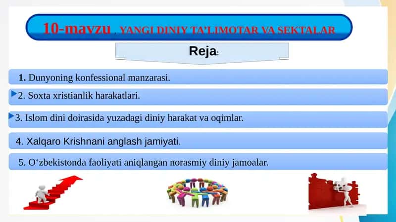 YANGI DINIY TA’LIMOTAR VA SEKTALAR 1