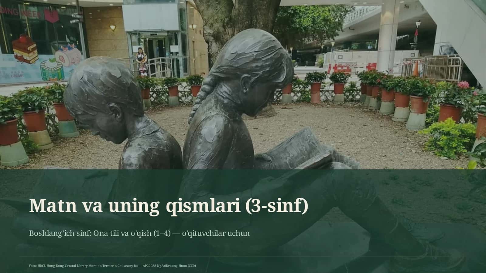 Matn va uning qismlari (3-sinf) 1
