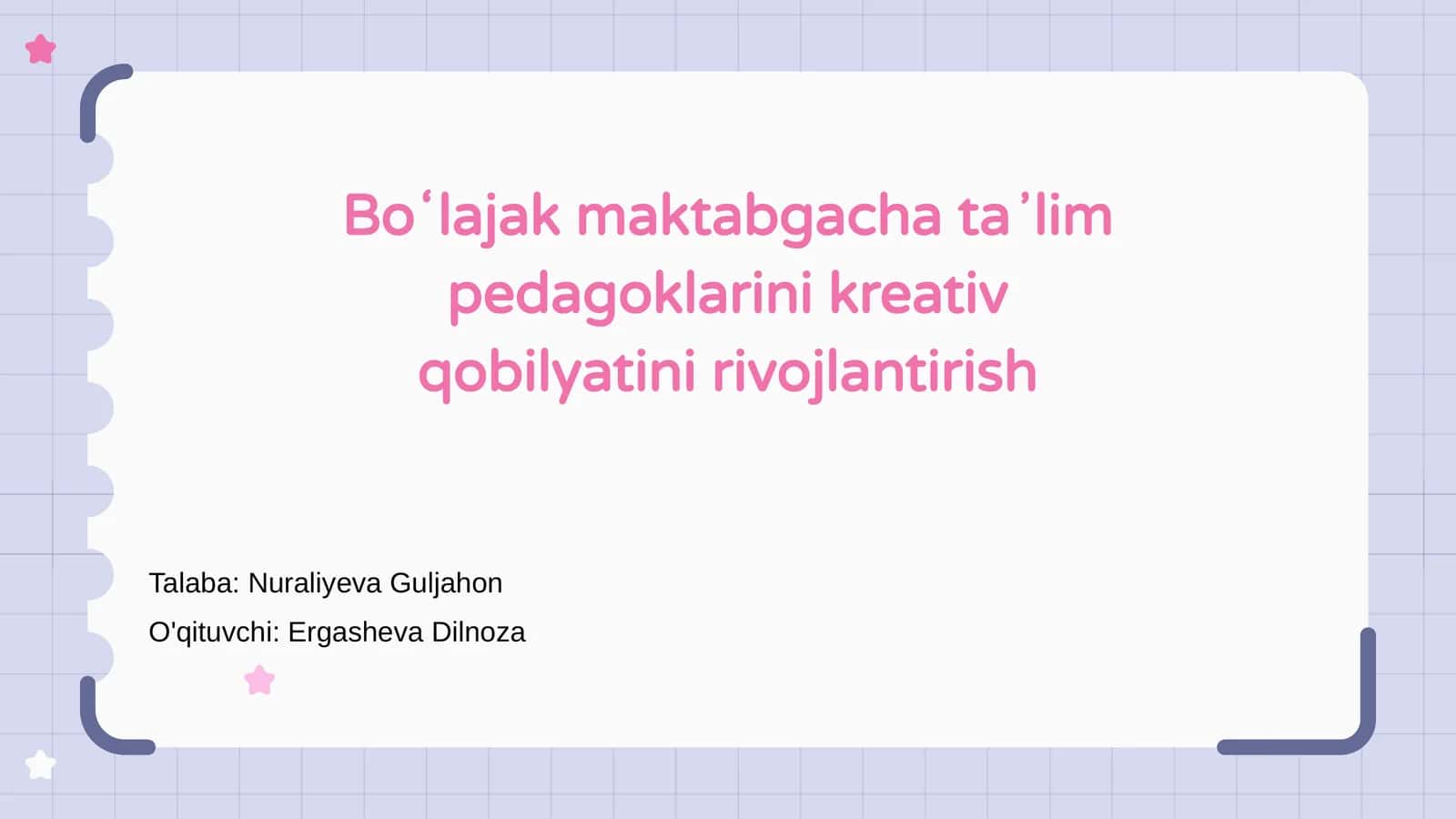 Kreativ pedagogika 1