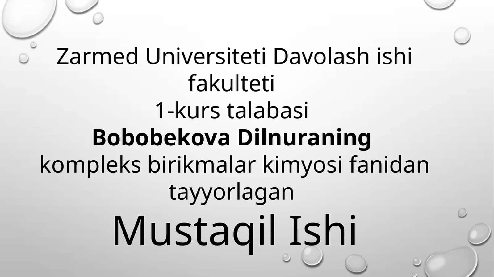 Kompleks Birikmalar Kimyosi 1