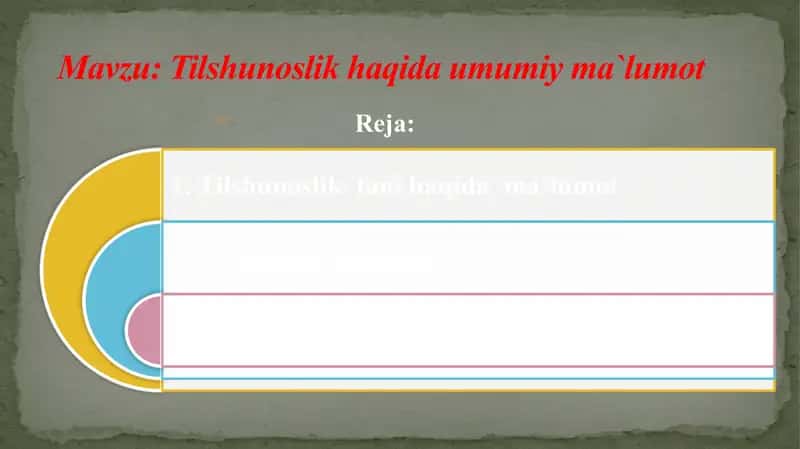 Tilshunoslik 1