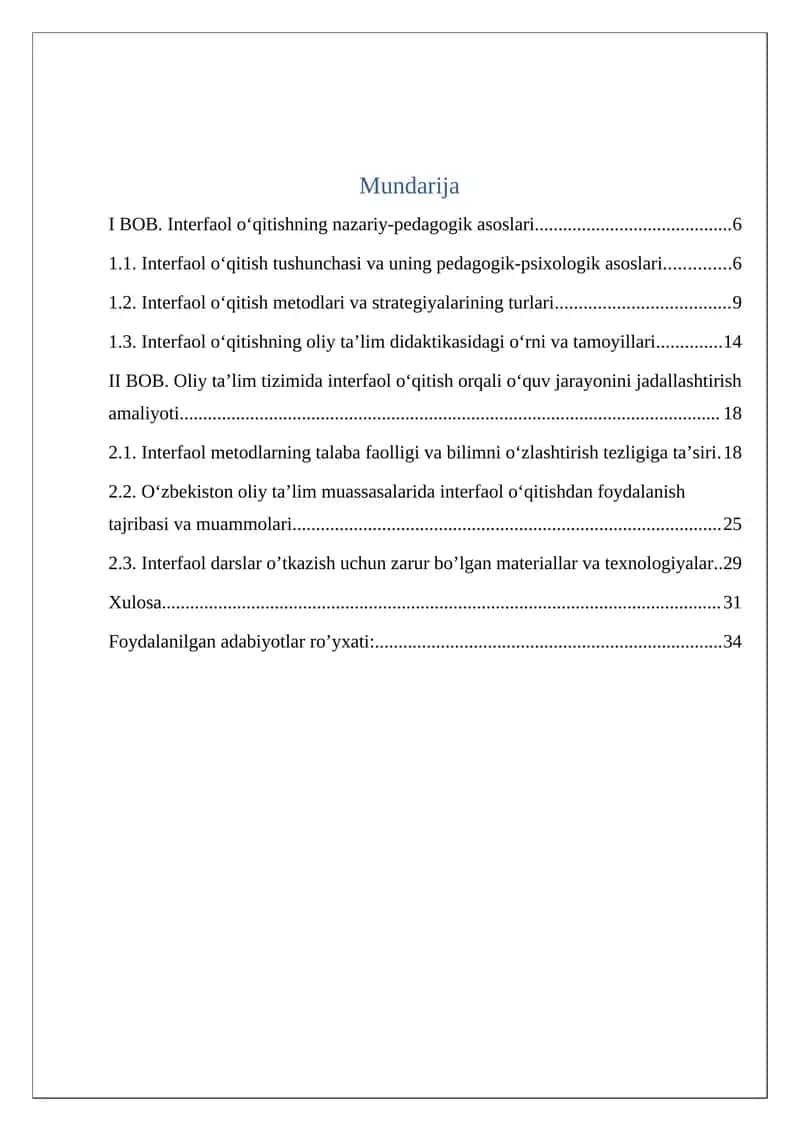 interaktiv ōqitishni oliy talimdagi ōrni 1