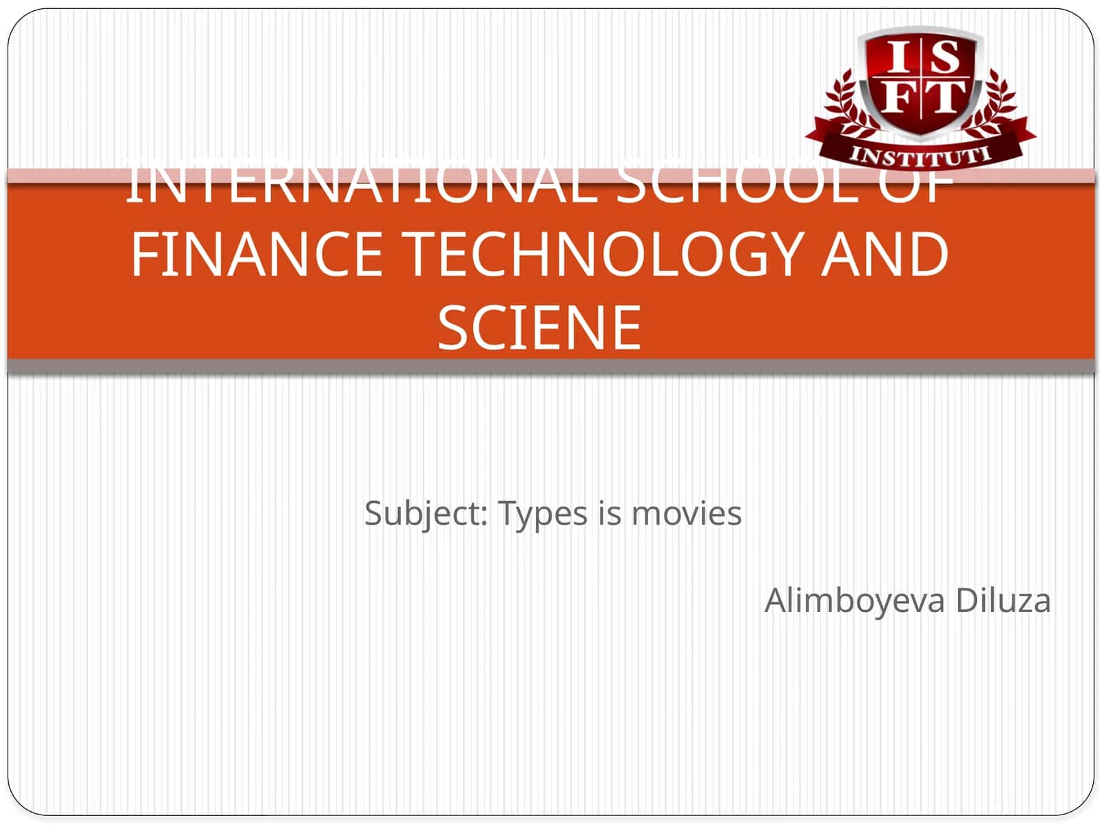 Four Basic Types of Movies 1