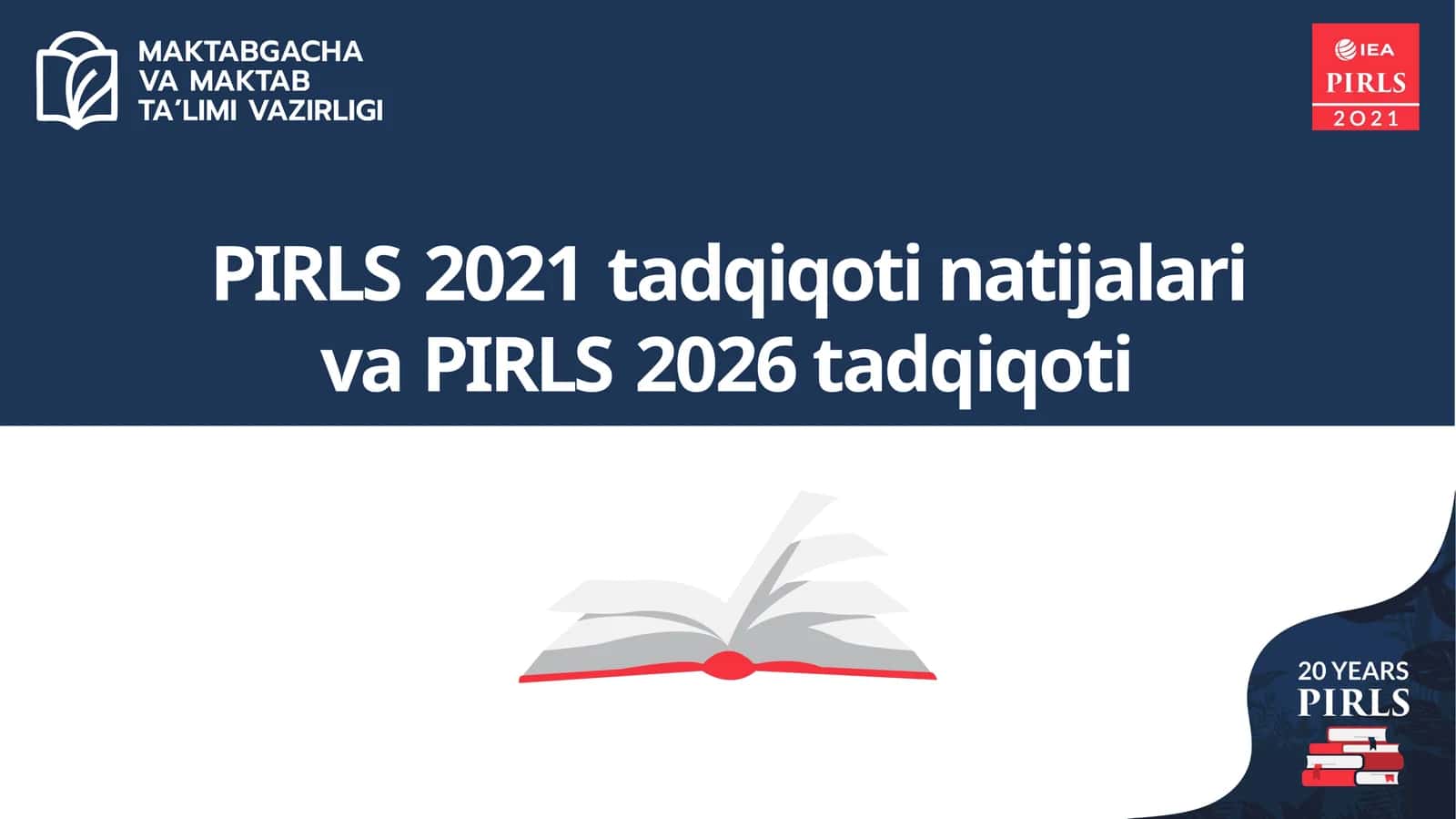 PIRLS2021tadqiqotinatijalari vaPIRLS2026 tadqiqoti 1