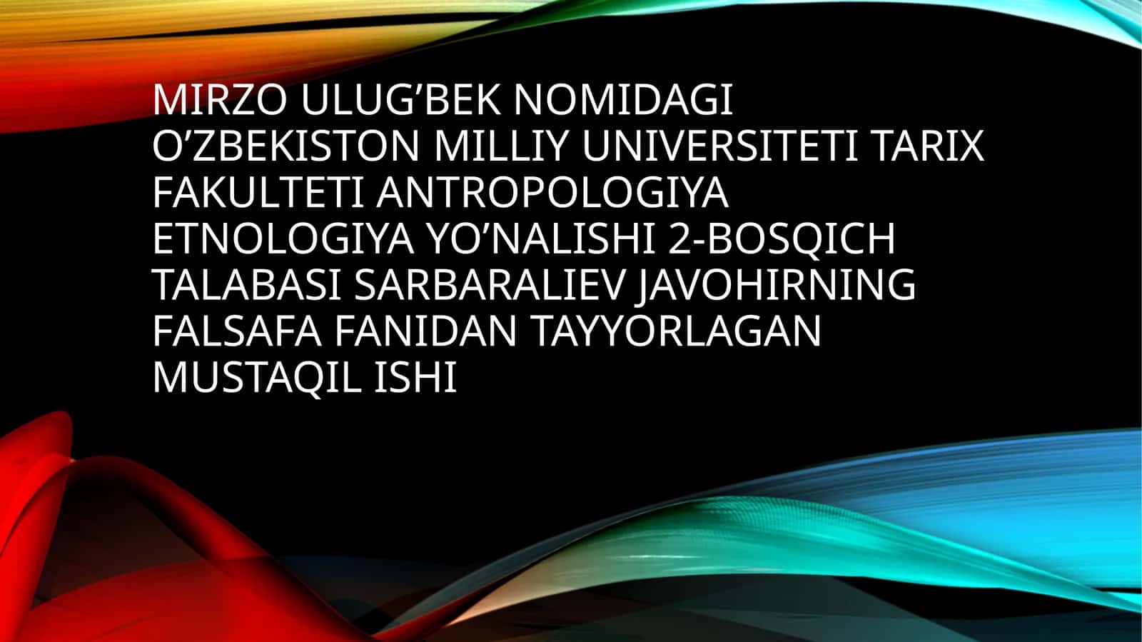 MAVZUXULOSA CHIQARISHNING UMUMIY MANTIQIY TAVSIFI 1