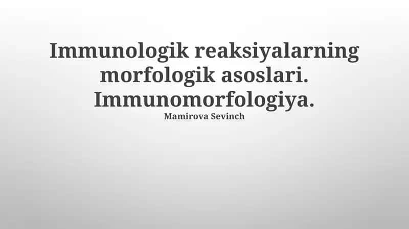 Immunomorfologiya 1
