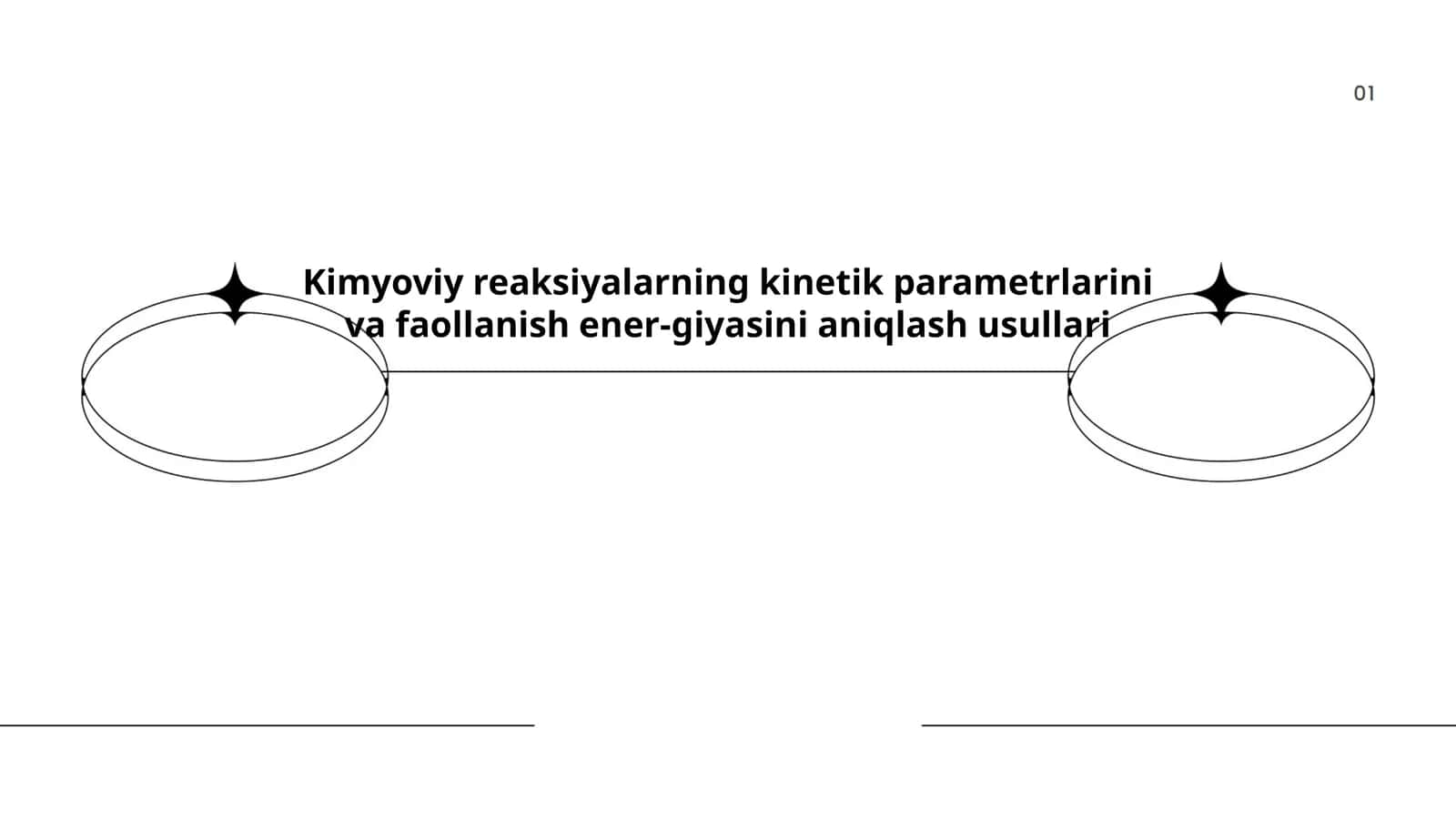 Kimyoviy reaksiyalarning kinetik parametrlarini va faollanish ener-giyasini aniqlash usullari 1