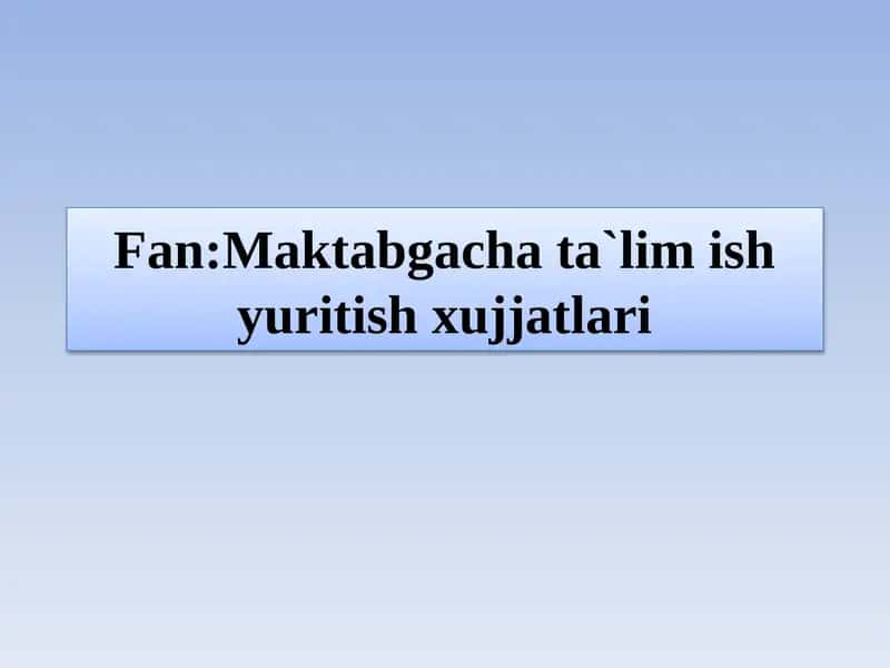 Dmttda  ta`lim  jarayonining maqsadlari 1