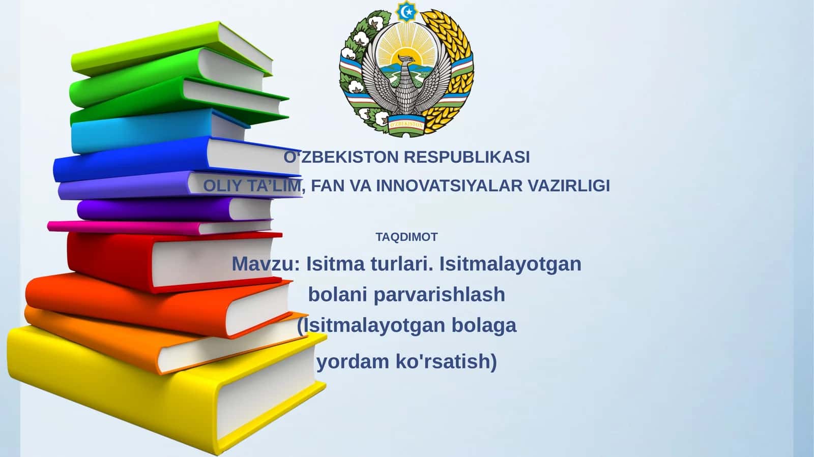 Isitmaturlari.Isitmalayotganbolaniparvarishlash(Isitmalayotganbolagayordamko'rsatish) 1
