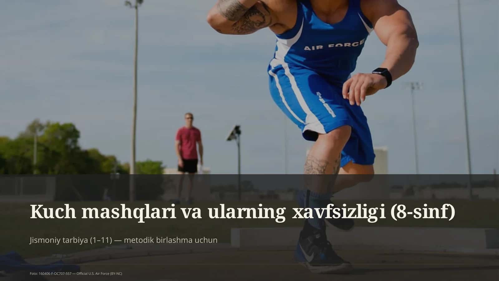 Kuch mashqlari va ularning xavfsizligi (8-sinf) 1