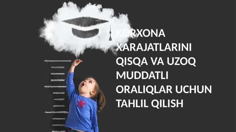 KORXONA XARAJATLARINI QISQA VA UZOQ MUDDATLI ORALIQLAR UCHUN TAHLIL QILISH 1