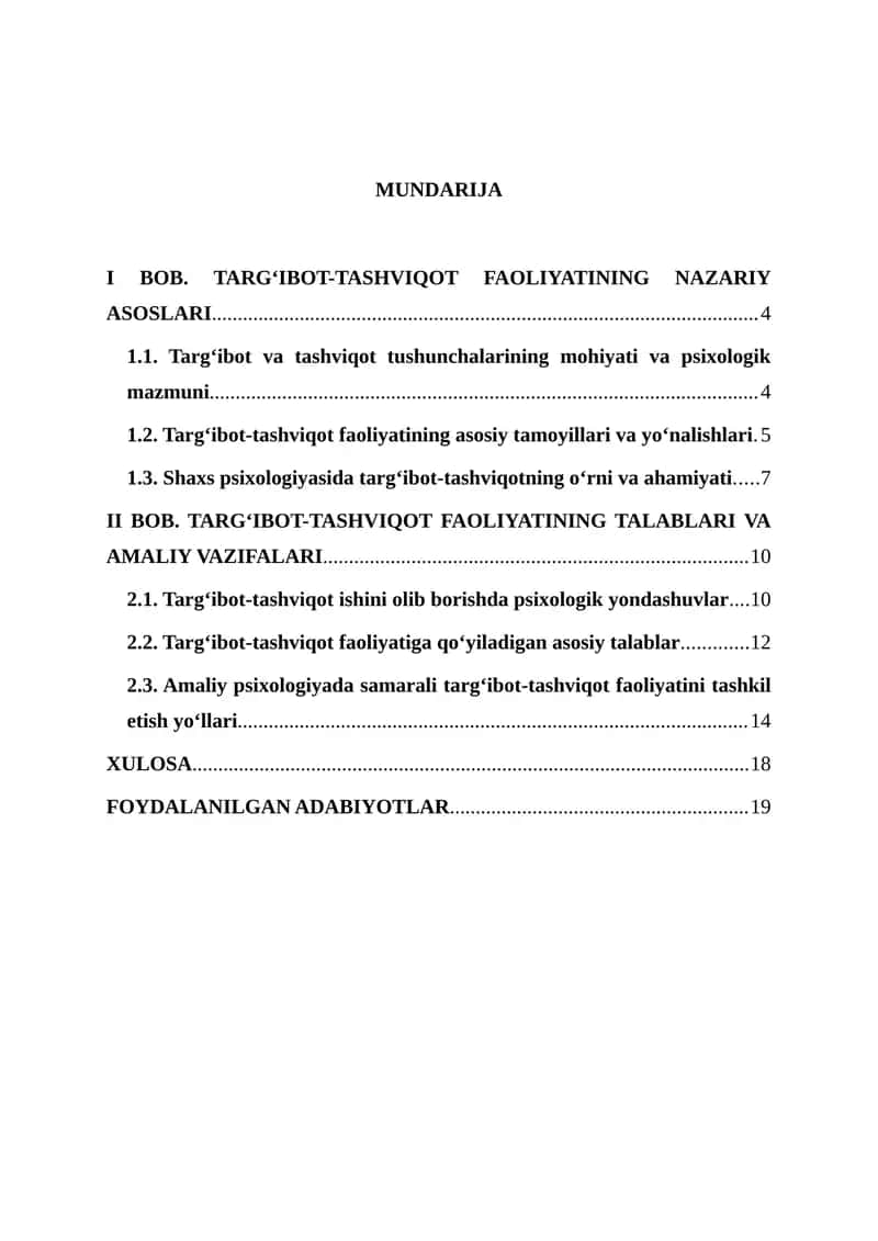 PEDAGOGIKA VA PSIXOLOGIYADA TARG‘IBOT-TASHVIQOT FAOLIYATINING NAZARIY ASOSLARI 1