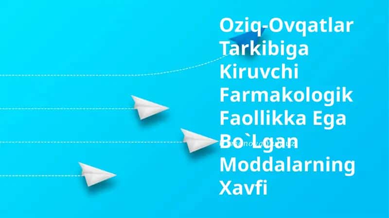 Oziq-Ovqatlar Tarkibiga Kiruvchi Farmakologik Faollikka Ega Bo`Lgan Moddalarning Xavfi 1