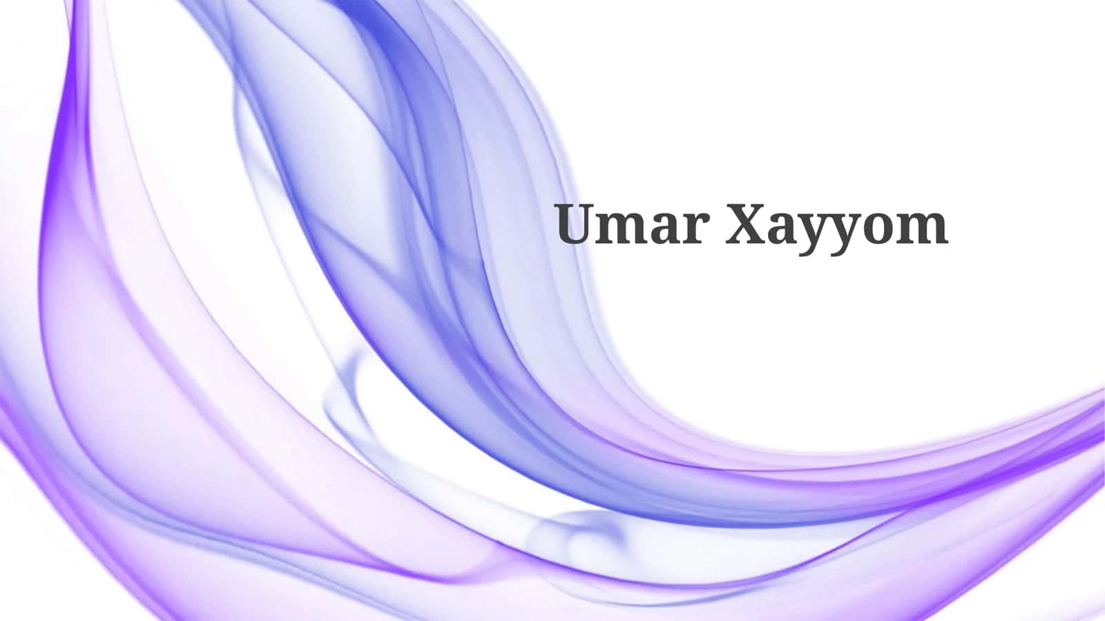 UmarXayyom 1
