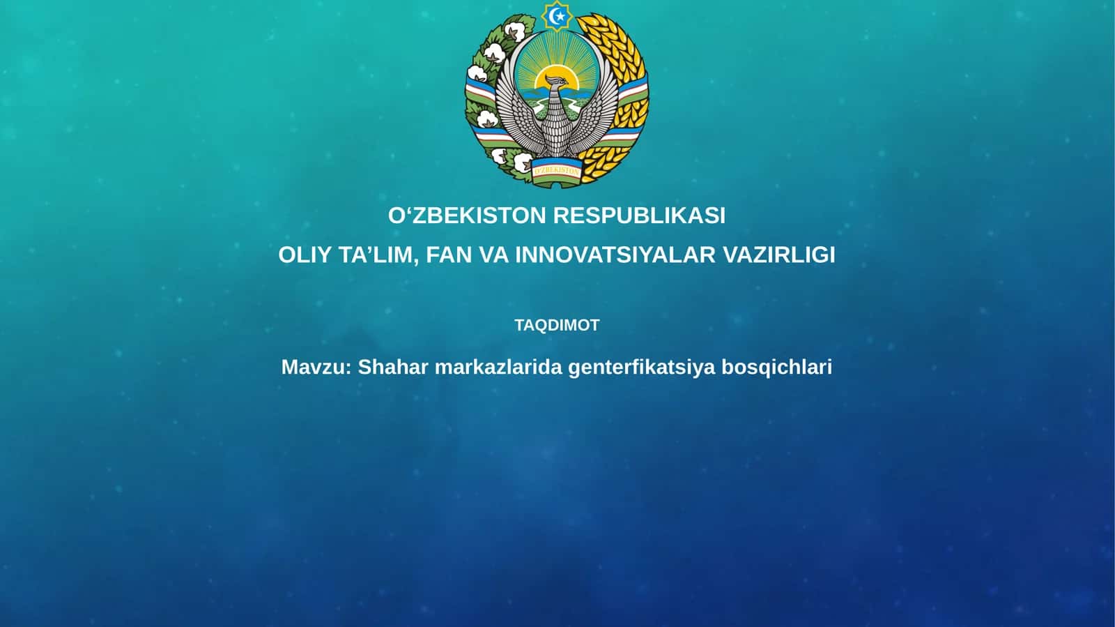 Shaharmarkazlaridagenterfikatsiyabosqichlari 1