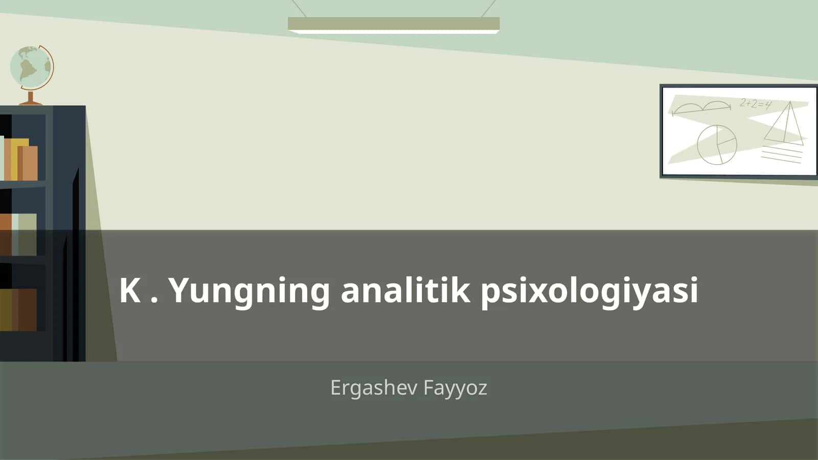 K. Yungning analitik psixologiyasi 1