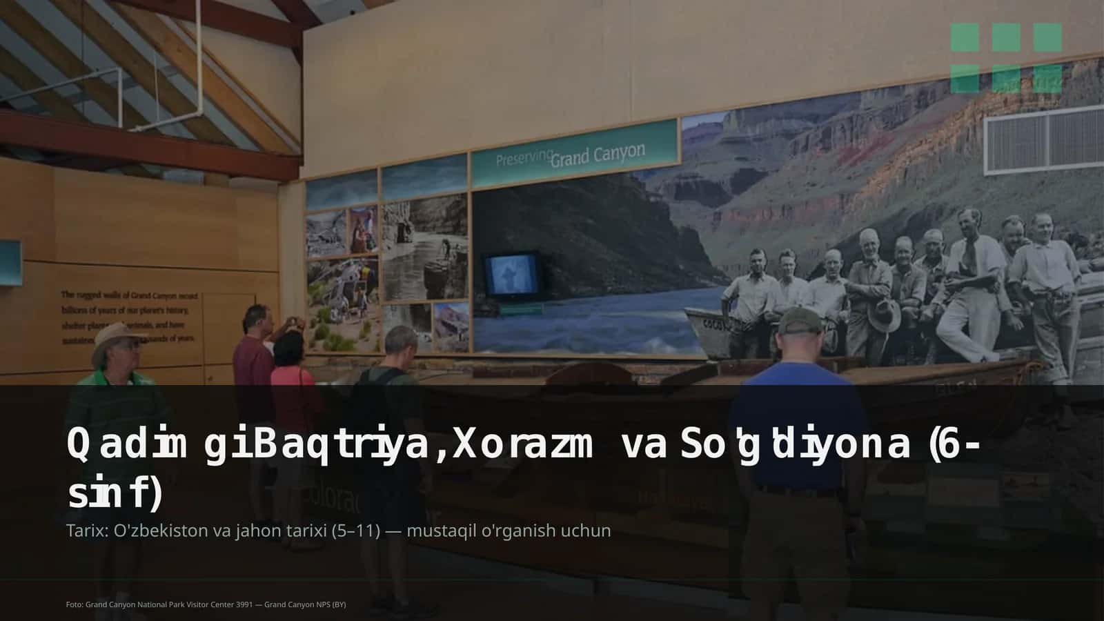 Qadimgi Baqtriya, Xorazm va So'g'diyona (6-sinf) 1