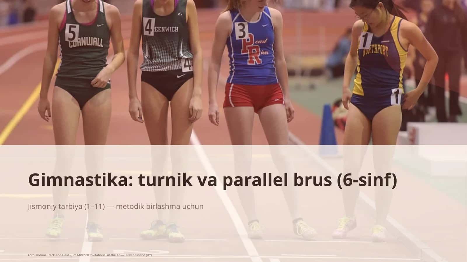 Gimnastika: turnik va parallel brus (6-sinf) 1