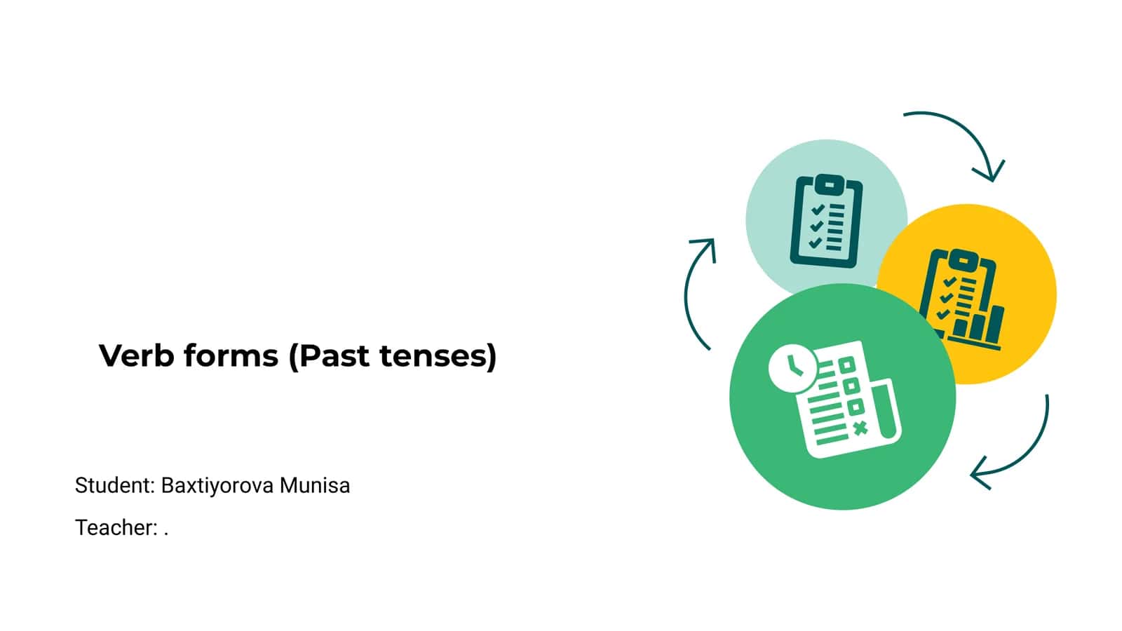 Past Tenses 1