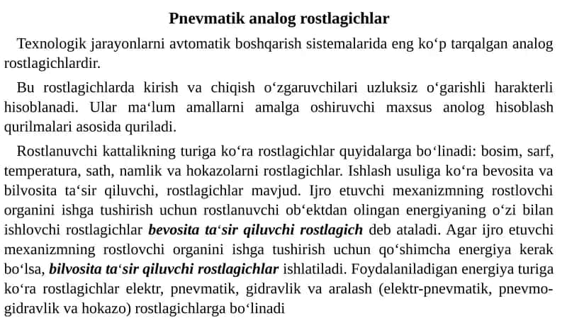 Pnevmatika analog rostlagichlar 1