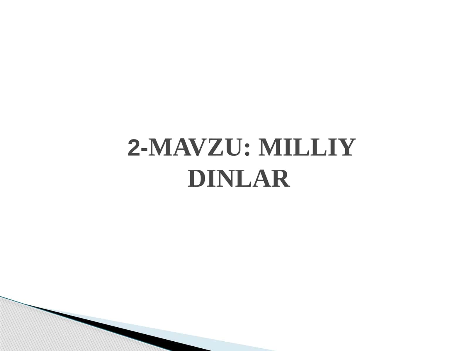 mustaqil ish 1