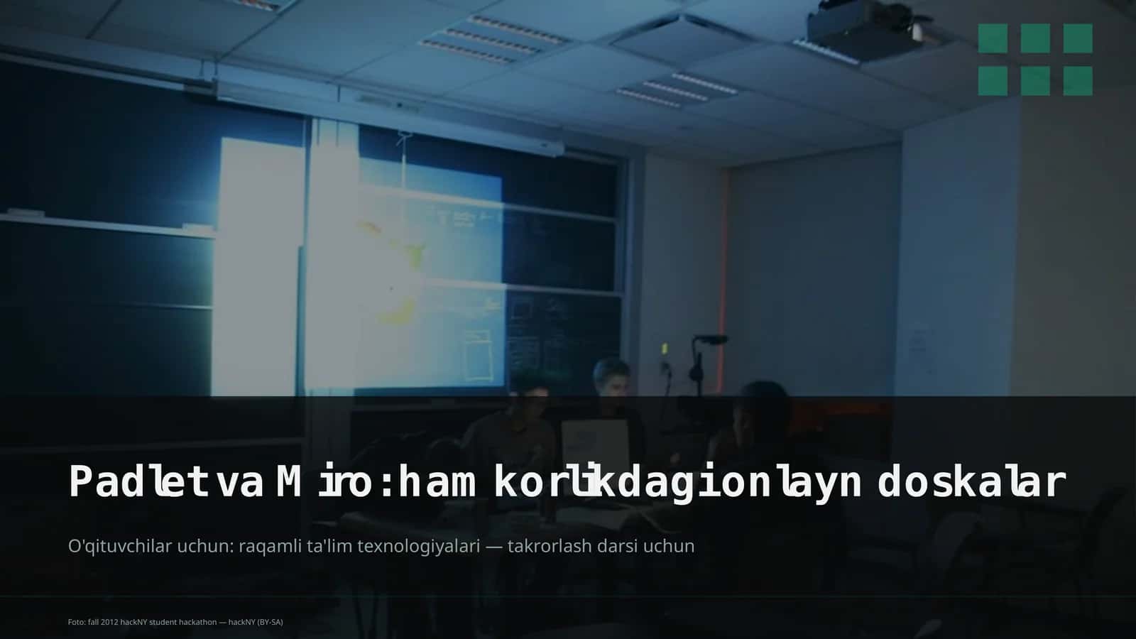 Padlet va Miro: hamkorlikdagi onlayn doskalar 1