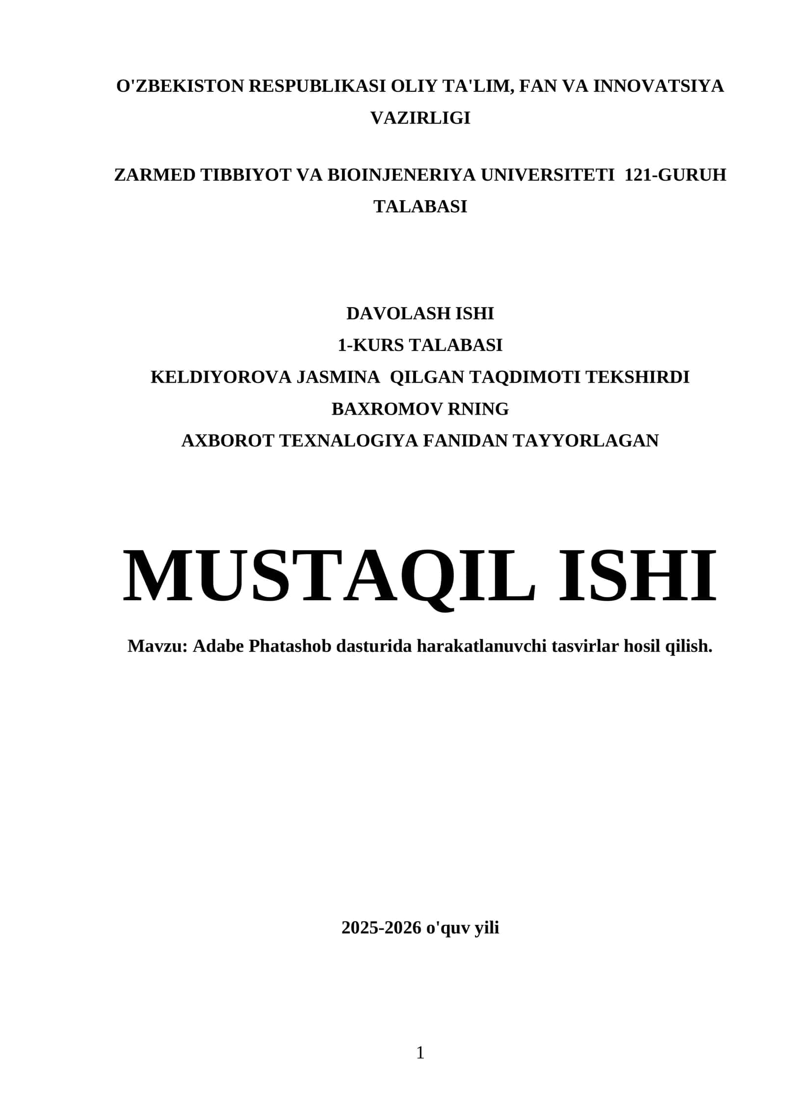 Adabe Phatashob dasturi 1