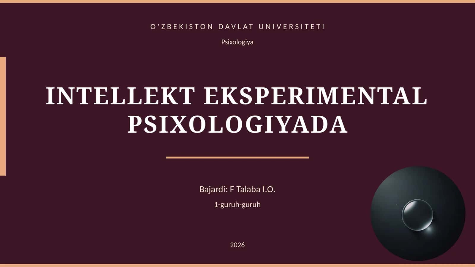 INTELLEKT EKSPERIMENTAL PSIXOLOGIYADA 1