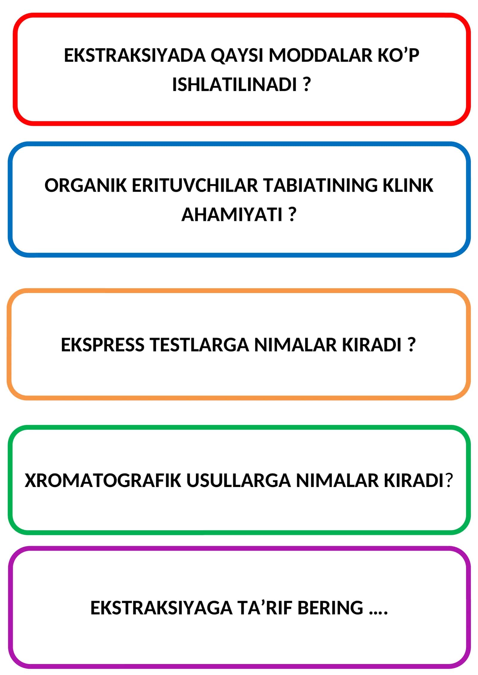 Organik erituvchilar klink ahamiyati 1