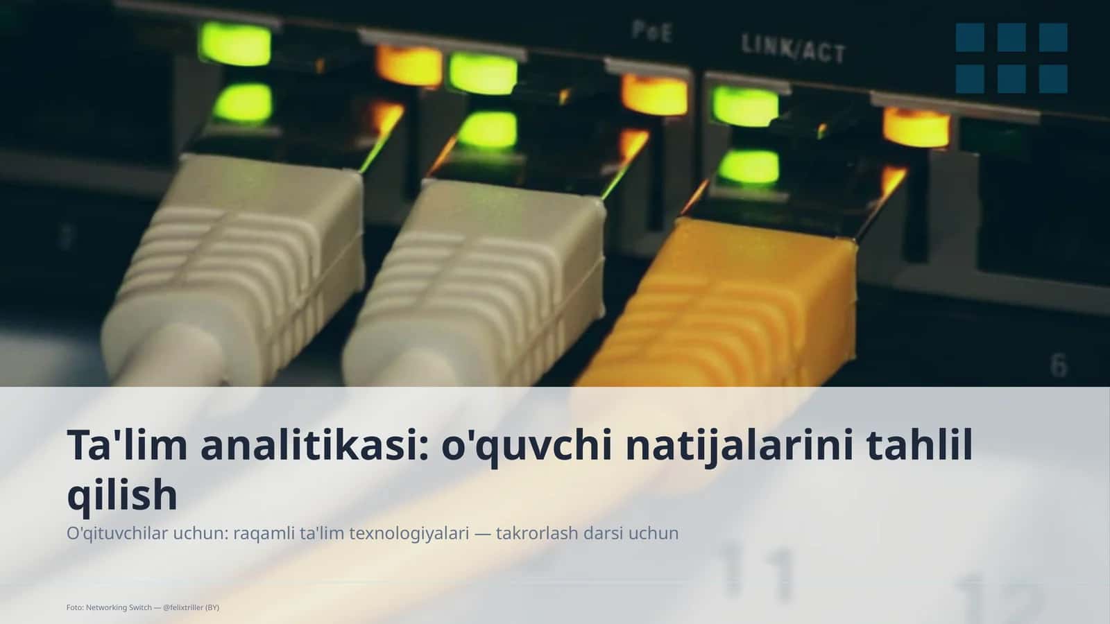 Ta'lim analitikasi: o'quvchi natijalarini tahlil qilish 1