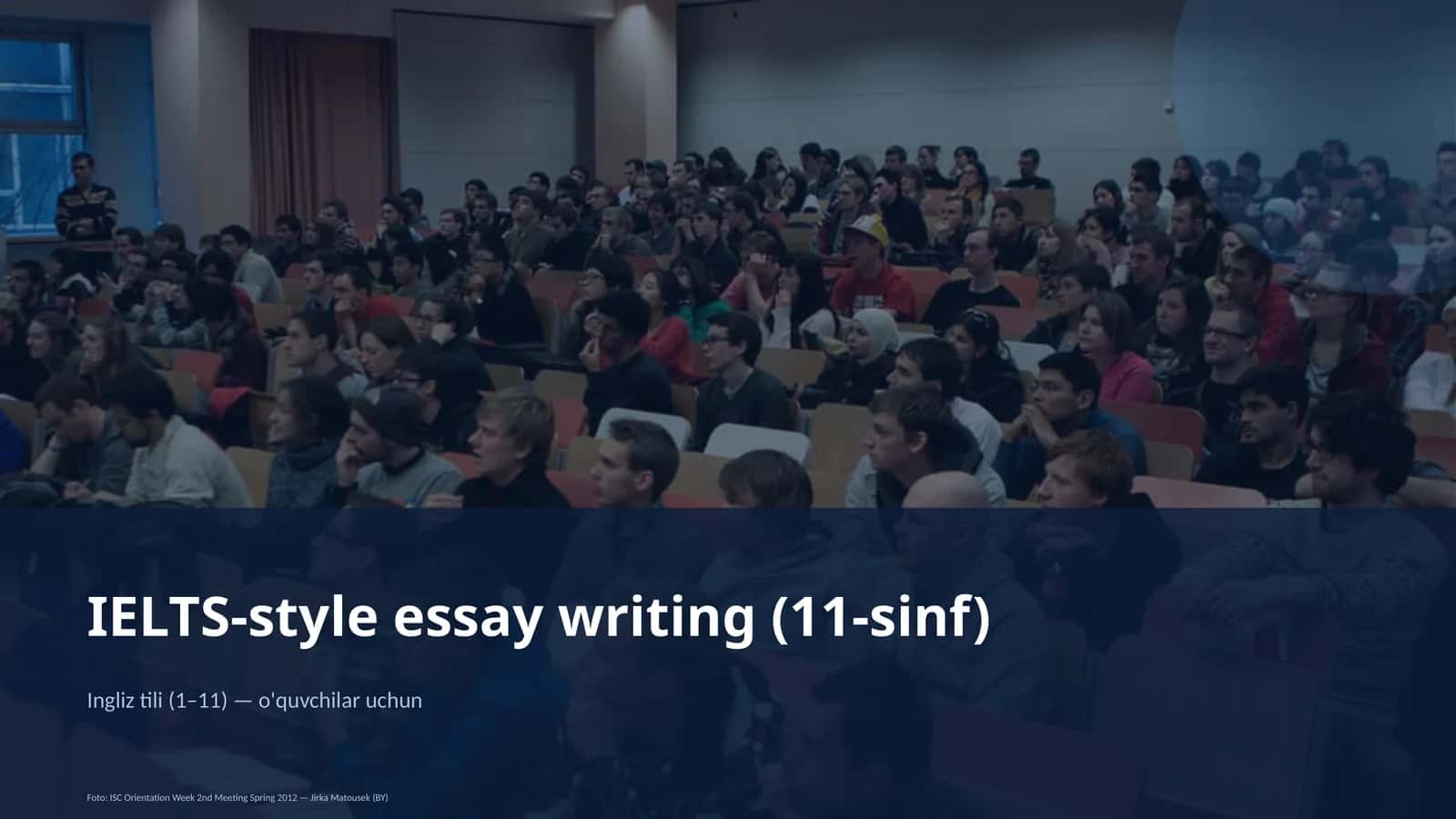 IELTS-style essay writing (11-sinf) 1