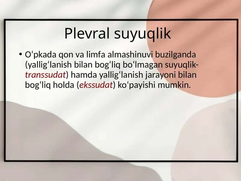 Plevral suyuqlik 1