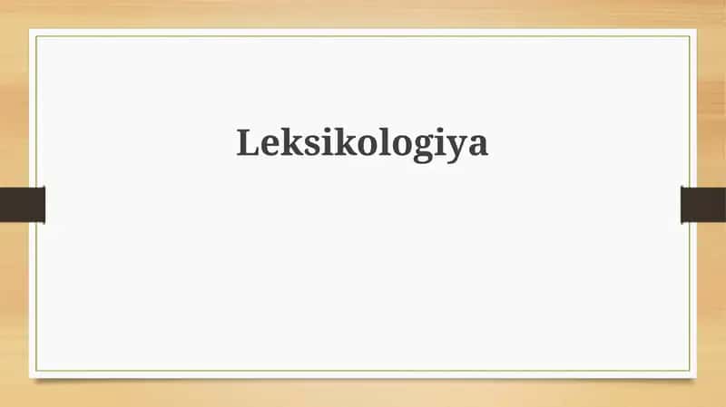Leksikologiya 1