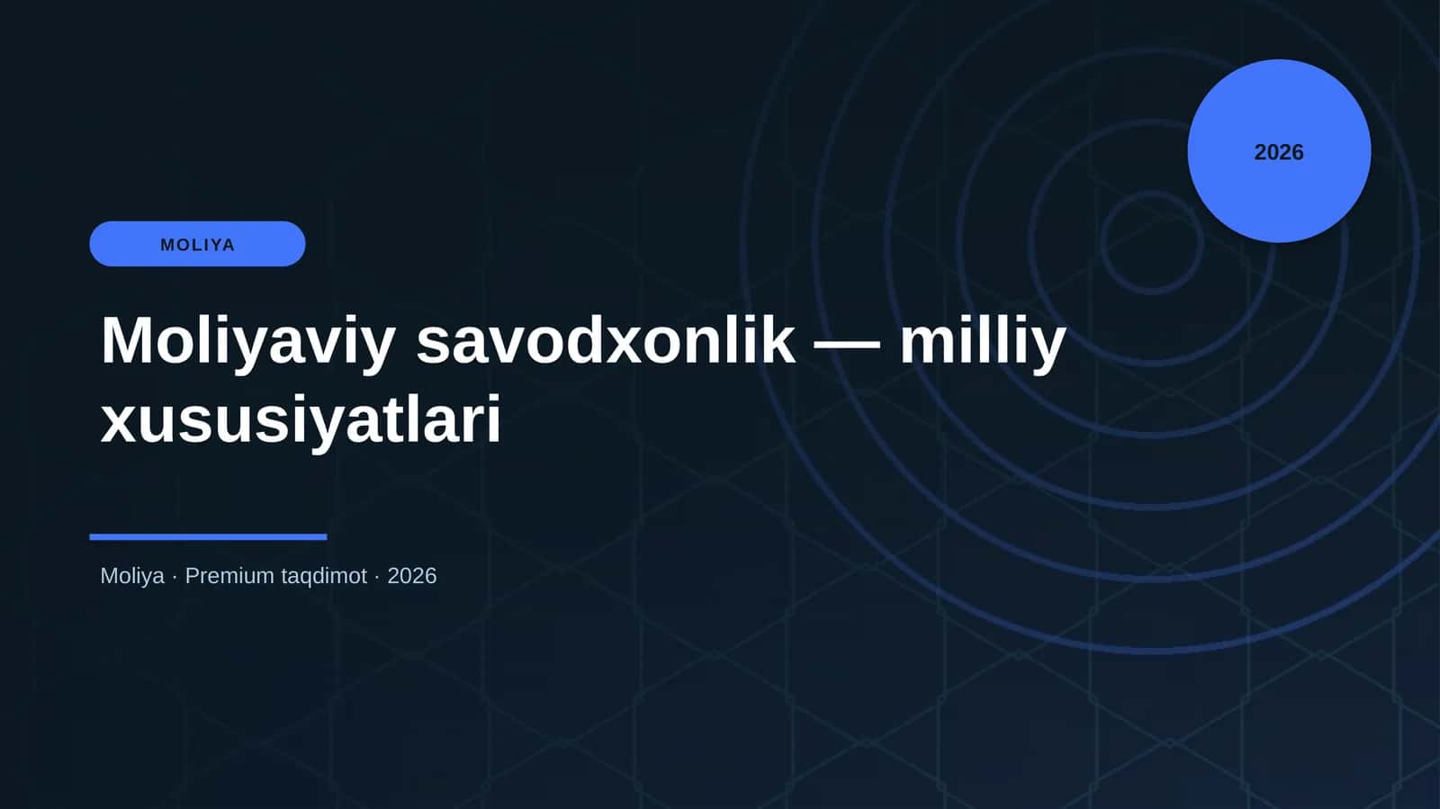 Moliyaviy savodxonlik — milliy xususiyatlari 1