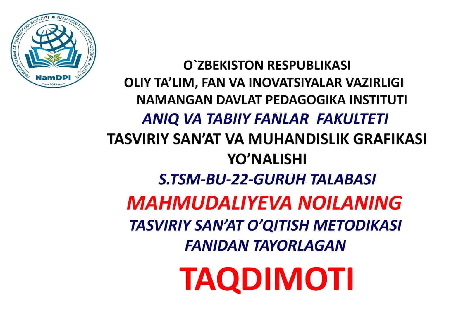 XIX Asrning 2-Yarmida Rossiya Badiiy Ta’limining Akademik Tizimi 1
