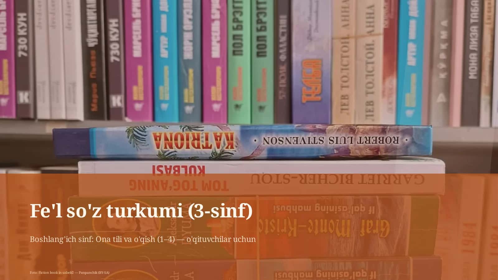 Fe'l so'z turkumi (3-sinf) 1