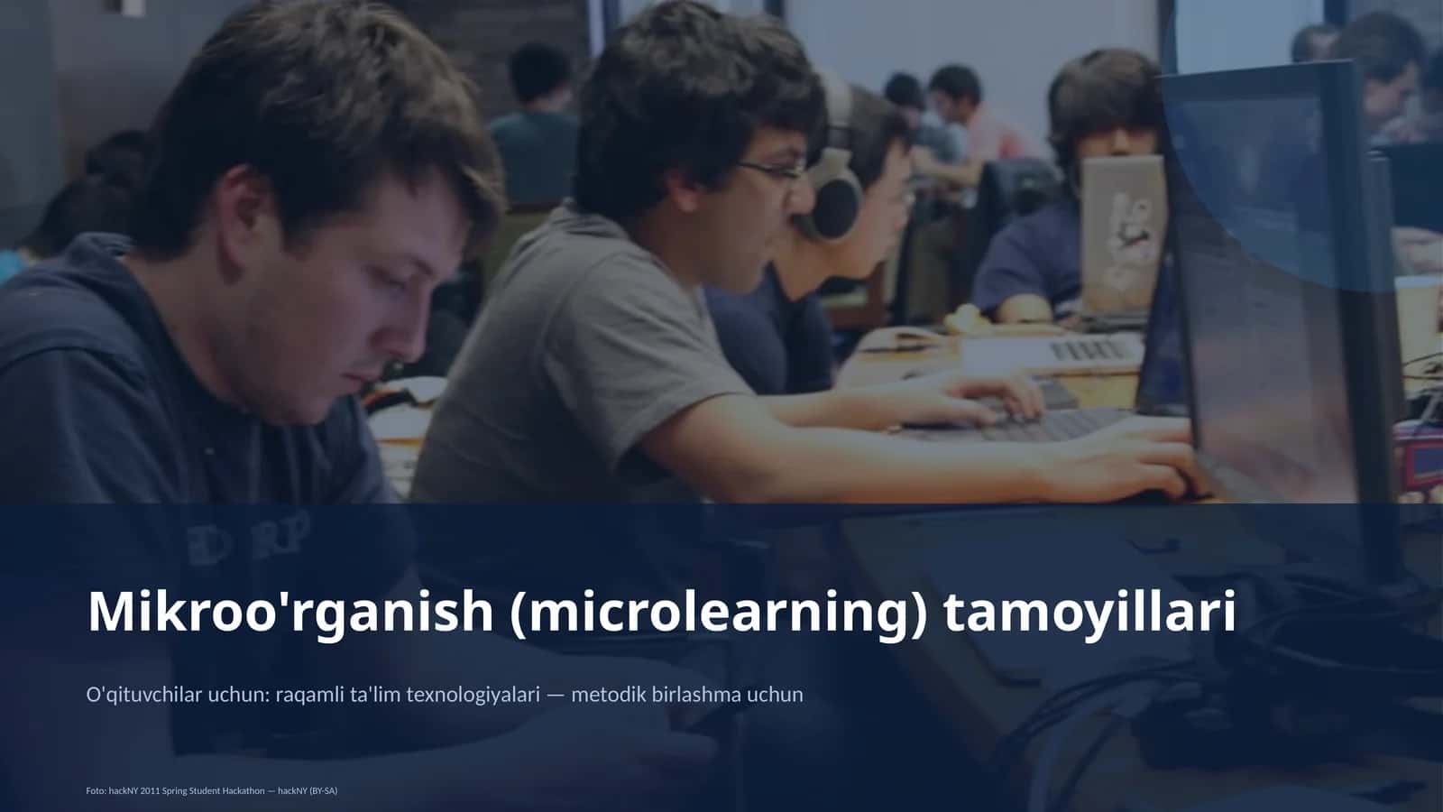 Mikroo'rganish (microlearning) tamoyillari 1