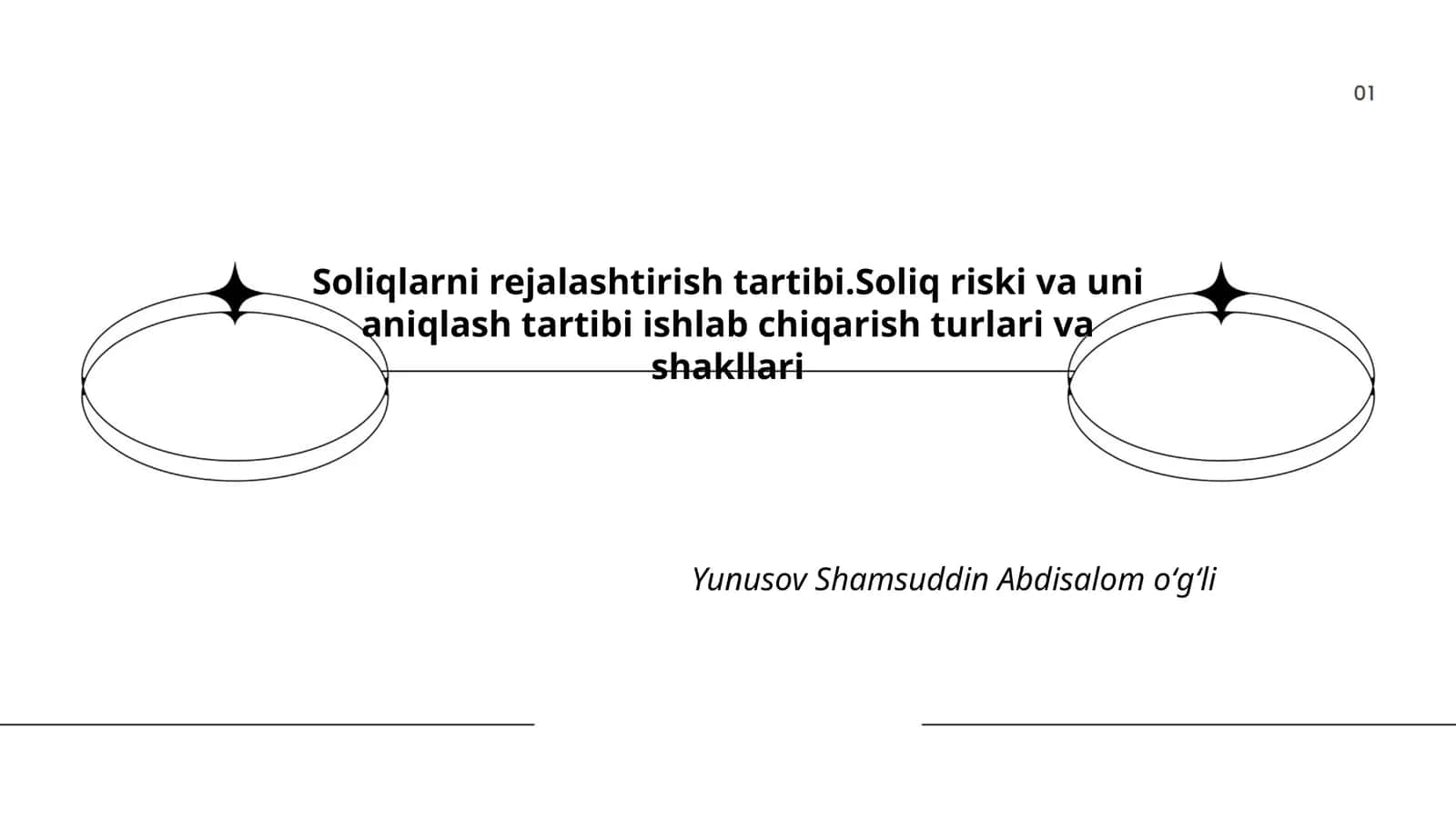 Soliqlarni rejalashtirish tartibi 1
