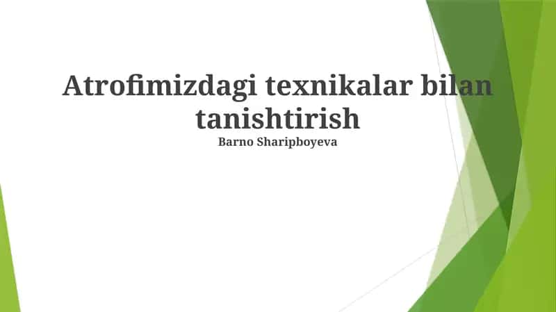 Kelajakdagi Texnologiyalar 1