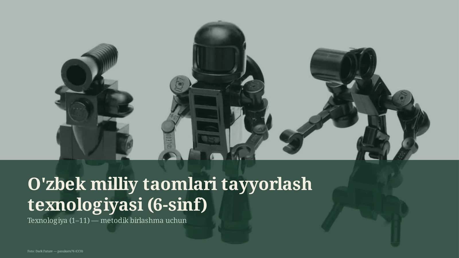 O'zbek milliy taomlari tayyorlash texnologiyasi (6-sinf) 1