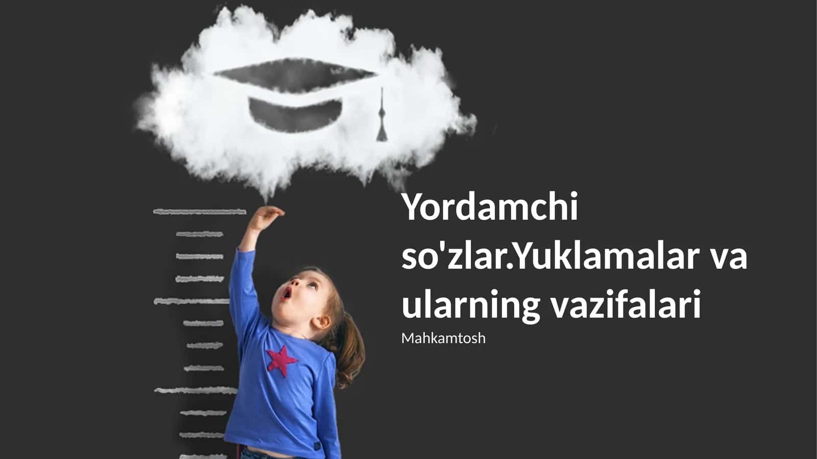 Yordamchi So'zlar.Yuklamalar va ularning vazifalari 1