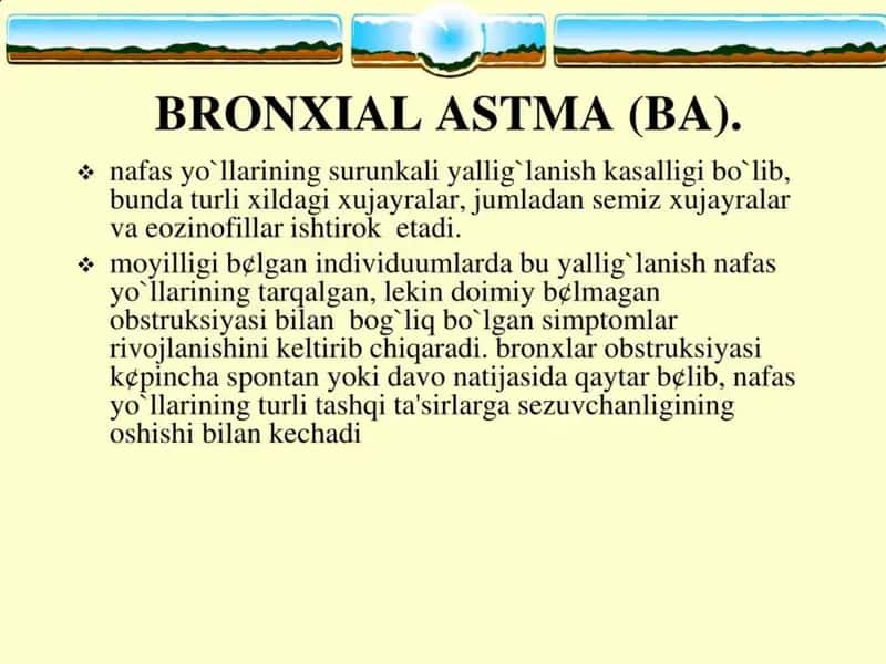 Bronxial astma 1