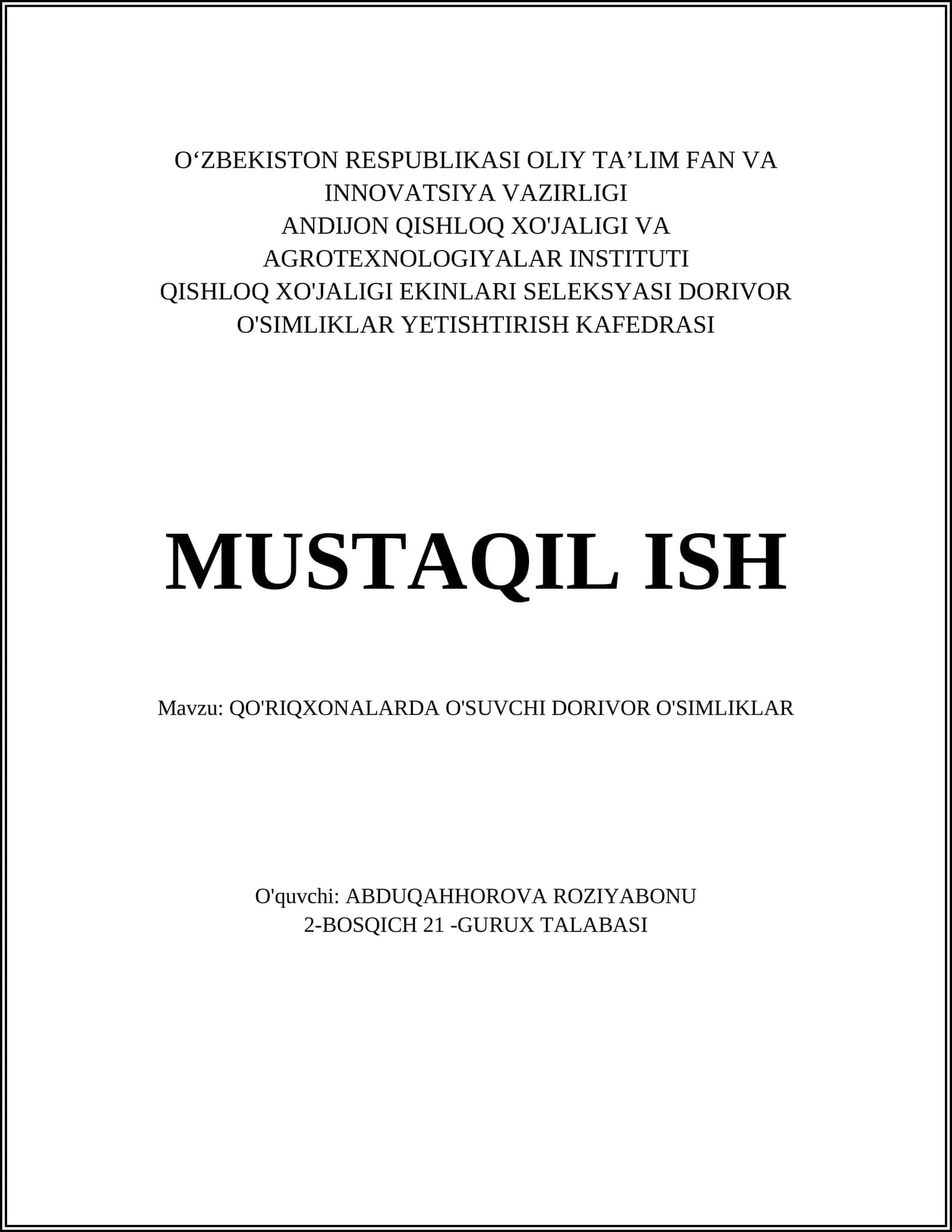 Qalqonsimon o'simliklar 1
