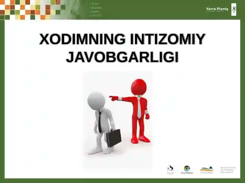 Xodimning intizomiy javobgarligi 1