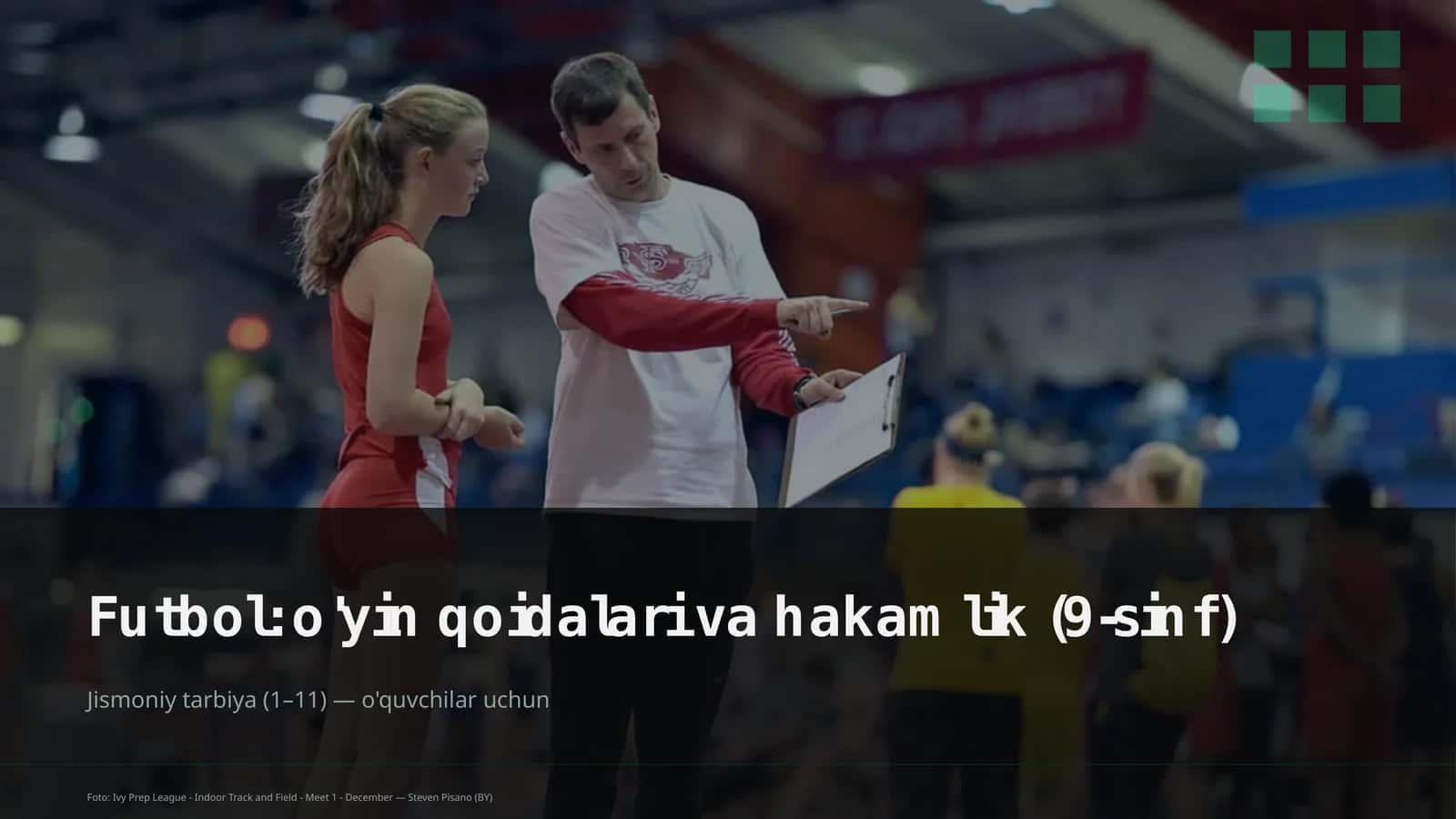 Futbol: o'yin qoidalari va hakamlik (9-sinf) 1